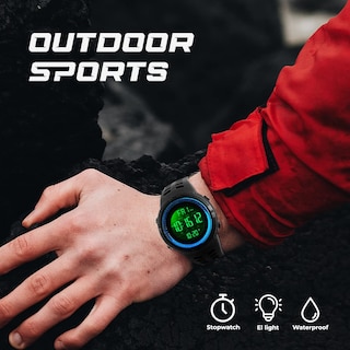 Foto 7 | Venta Internacional - Reloj Burk 1251bu Quartz Digital Water 50 M Resist Para Hombre