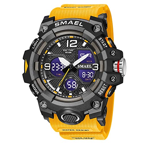 Foto 2 pulgar | Venta Internacional - Reloj Smael 8008, Digital Militar, Exterior, Impermeable, Para Hombre