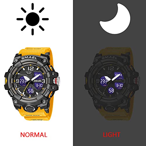 Foto 5 pulgar | Venta Internacional - Reloj Smael 8008, Digital Militar, Exterior, Impermeable, Para Hombre