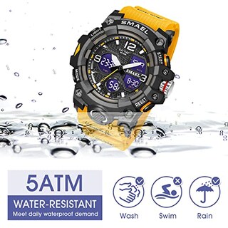 Foto 7 | Venta Internacional - Reloj Smael 8008, Digital Militar, Exterior, Impermeable, Para Hombre