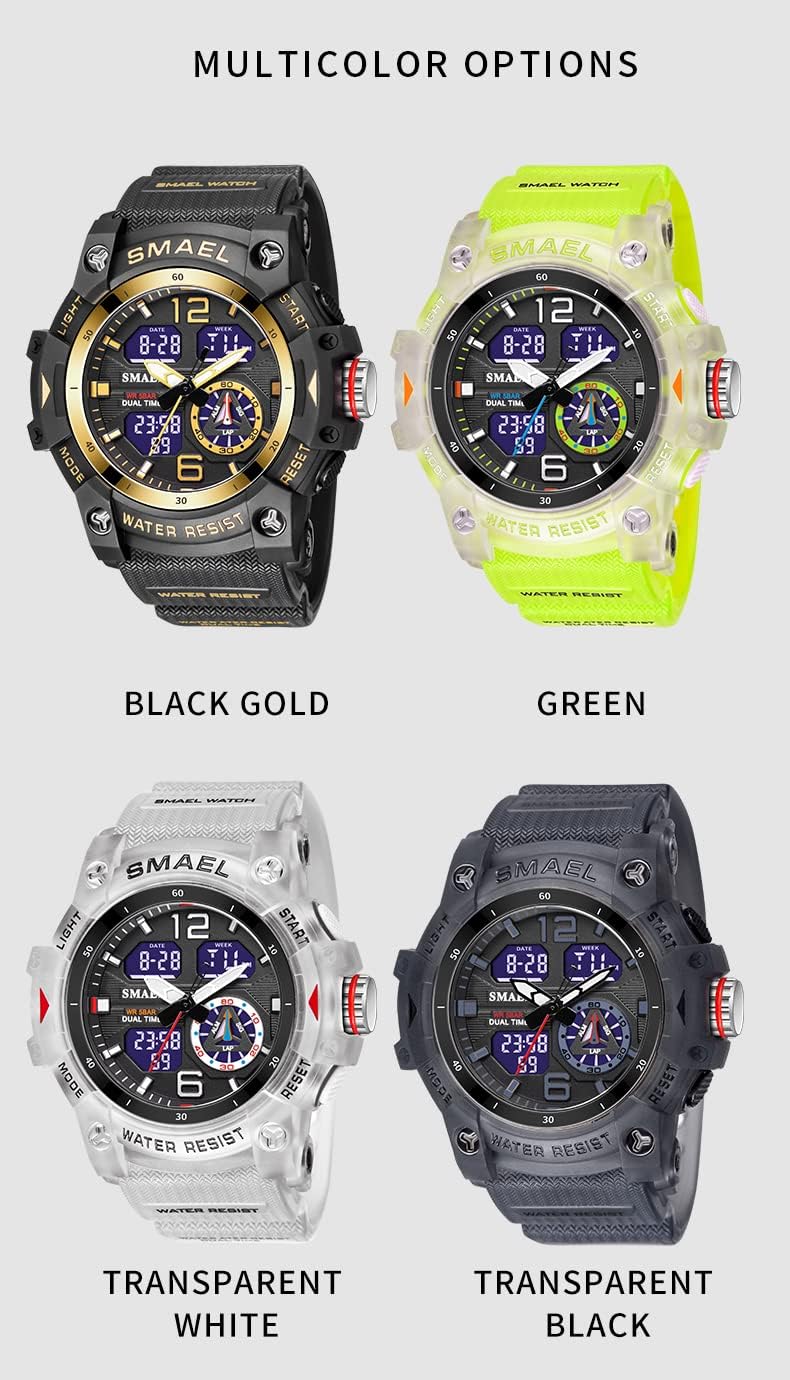 Foto 6 pulgar | Venta Internacional - Reloj Digital Gosasa S-shock Con Alarma Led Impermeable Para Hombre