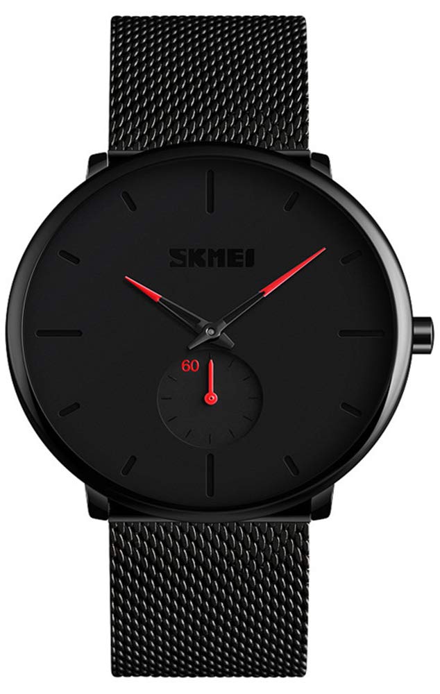 Venta Internacional - Reloj Gosasa Ultra Thin Para Hombre Con Correa De Malla De Acero Inoxidable