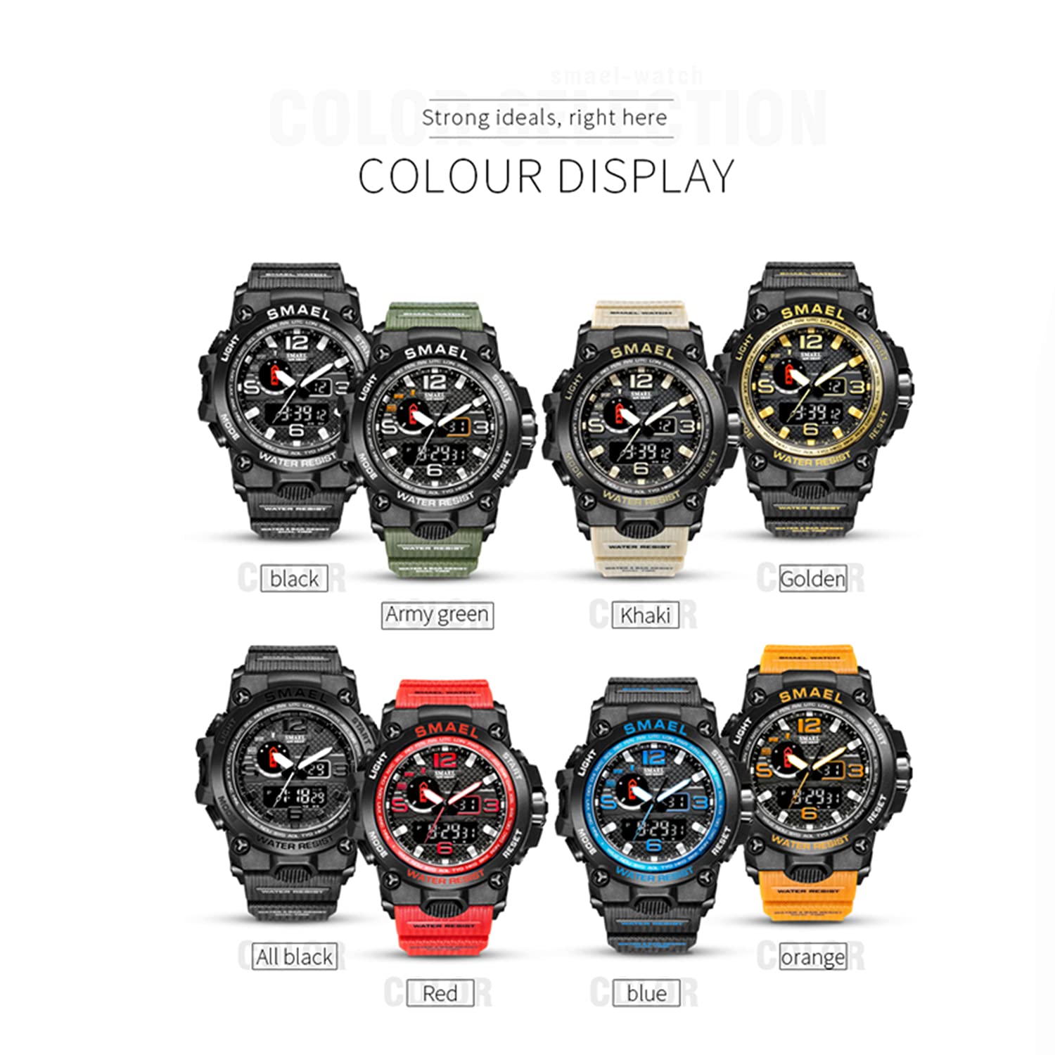 Foto 7 | Venta Internacional - Reloj Deportivo Digital Weijie 8040 Para Hombre, Resistente Al Agua, 50 M