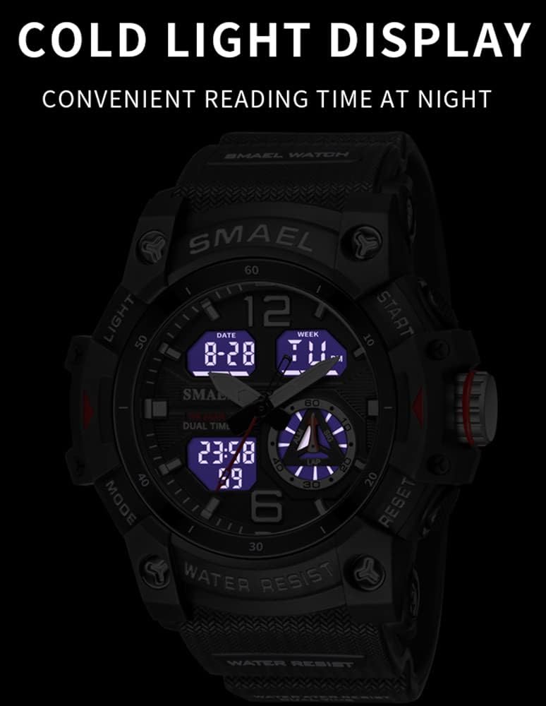 Foto 6 pulgar | Venta Internacional - Reloj Digital Gosasa S-shock Con Alarma Led Impermeable Para Hombre