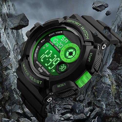 Foto 5 pulgar | Venta Internacional - Reloj Mastop Sport Con Luz Led Digital, 50 M, Resistente Al Agua Para Hombre