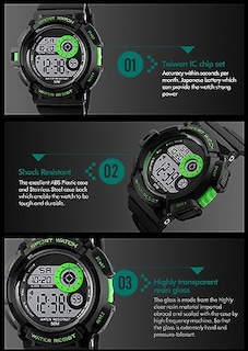 Foto 7 | Venta Internacional - Reloj Mastop Sport Con Luz Led Digital, 50 M, Resistente Al Agua Para Hombre