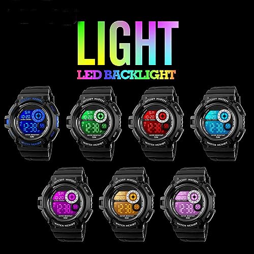 Foto 9 pulgar | Venta Internacional - Reloj Mastop Sport Con Luz Led Digital, 50 M, Resistente Al Agua Para Hombre