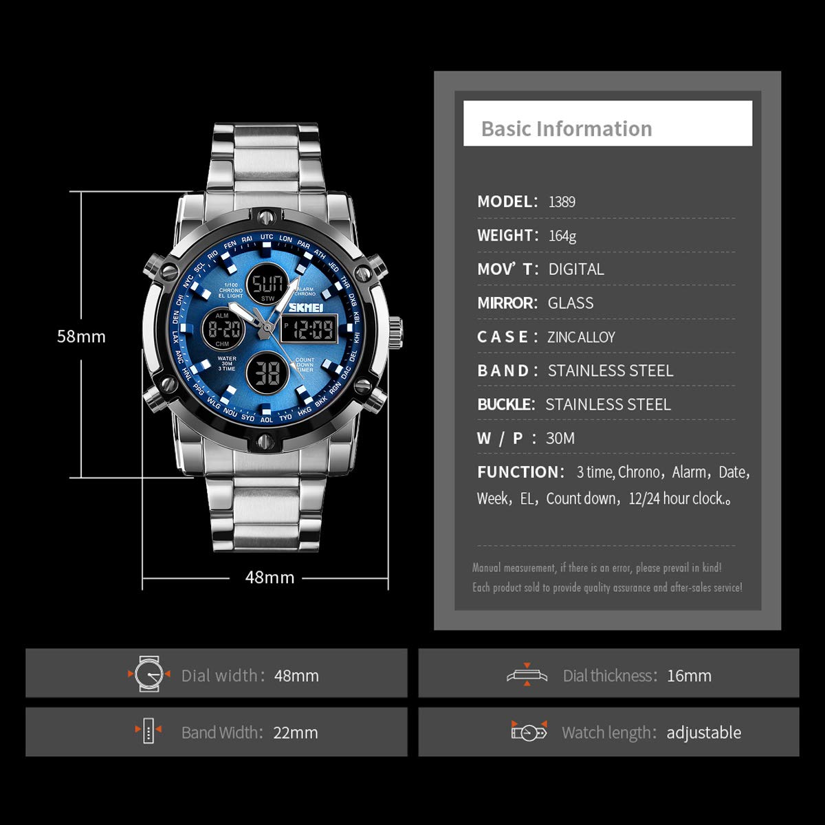 Foto 8 pulgar | Venta Internacional - Reloj Digital CNBRO para Hombre Deportivo Militar Táctico Impermeable