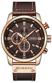 Foto 1 | Venta Internacional - Reloj Gosasa, Cronógrafo Deportivo, Cuarzo, Cuero Marrón, Para Hombre