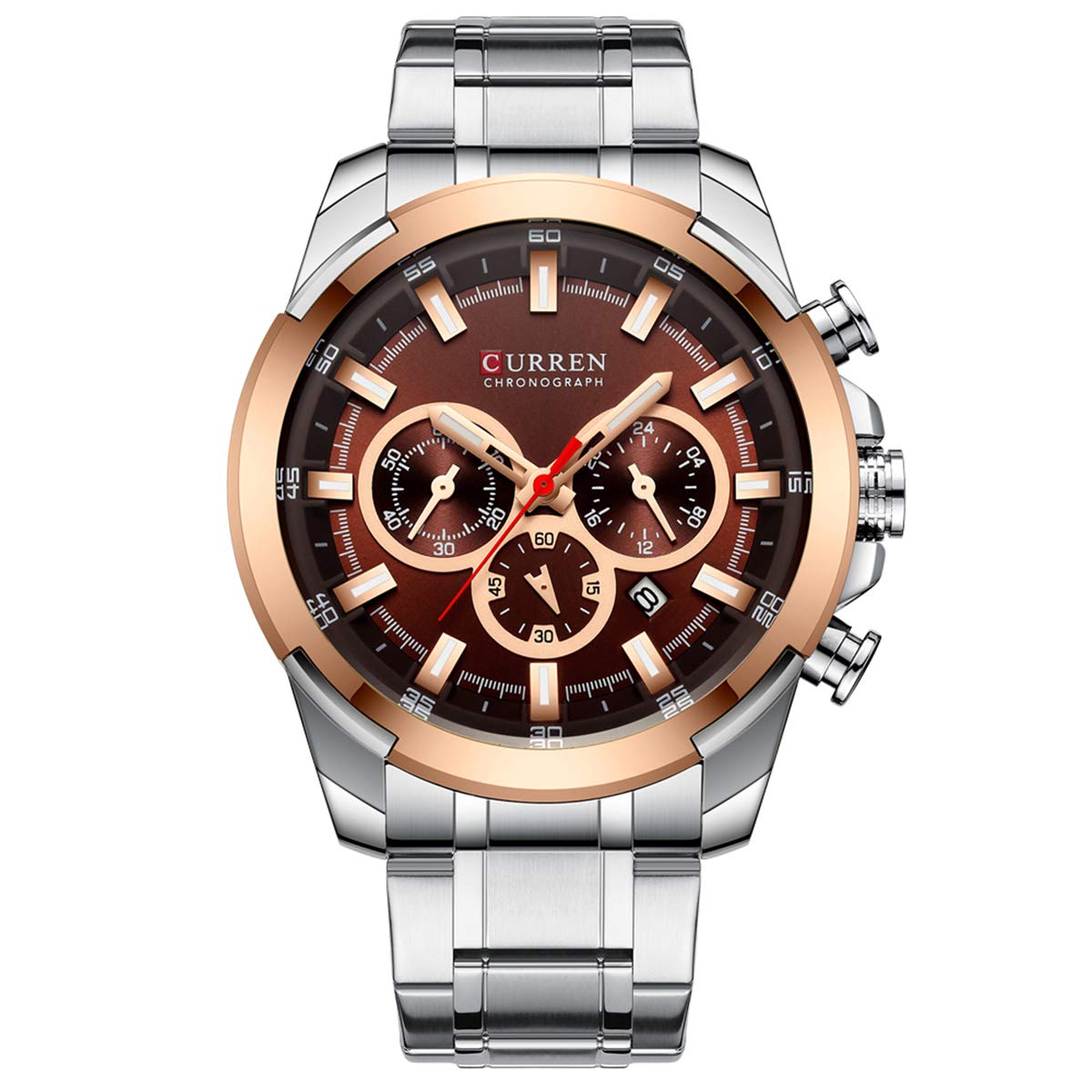 Foto 1 | Venta Internacional - Reloj De Pulsera Janhiny 8361 Quartz Para Hombre Con Cronógrafo 3atm