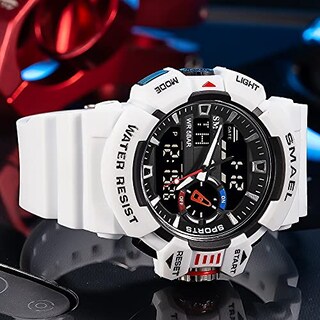 Foto 5 | Venta Internacional - Reloj Carlien, Deportivo Y Militar, Doble Pantalla, 30 M Water R, Para Hombre