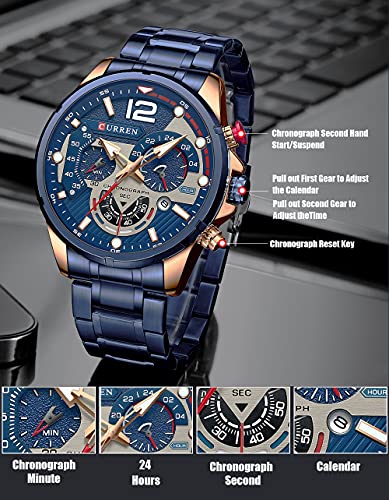 Foto 5 pulgar | Venta Internacional - Reloj Tonnier Fashion Sports Chronograph 47mm Para Hombre