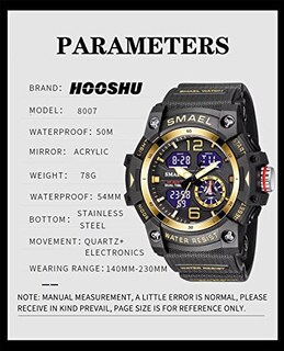 Foto 2 | Venta Internacional - Reloj Hooshu Tactical Para Hombre, Analógico, Dual D, Impermeable, 5 Atm