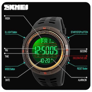 Foto 5 | Venta Internacional - Reloj Skmei Digital Sports Para Hombre, 50 M, Resistente Al Agua, Led Milita