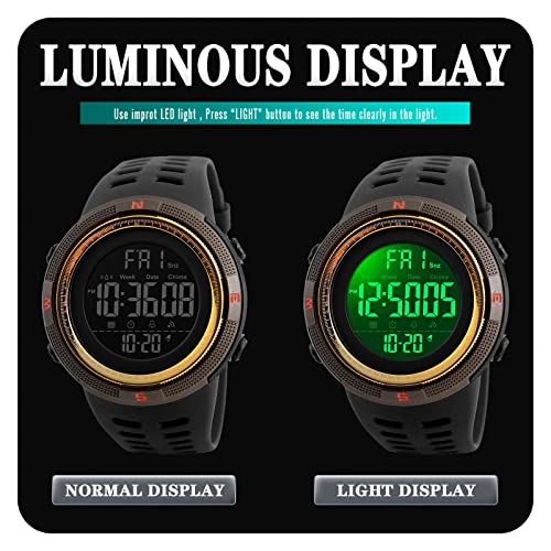 Foto 8 pulgar | Venta Internacional - Reloj Skmei Digital Sports Para Hombre, 50 M, Resistente Al Agua, Led Milita