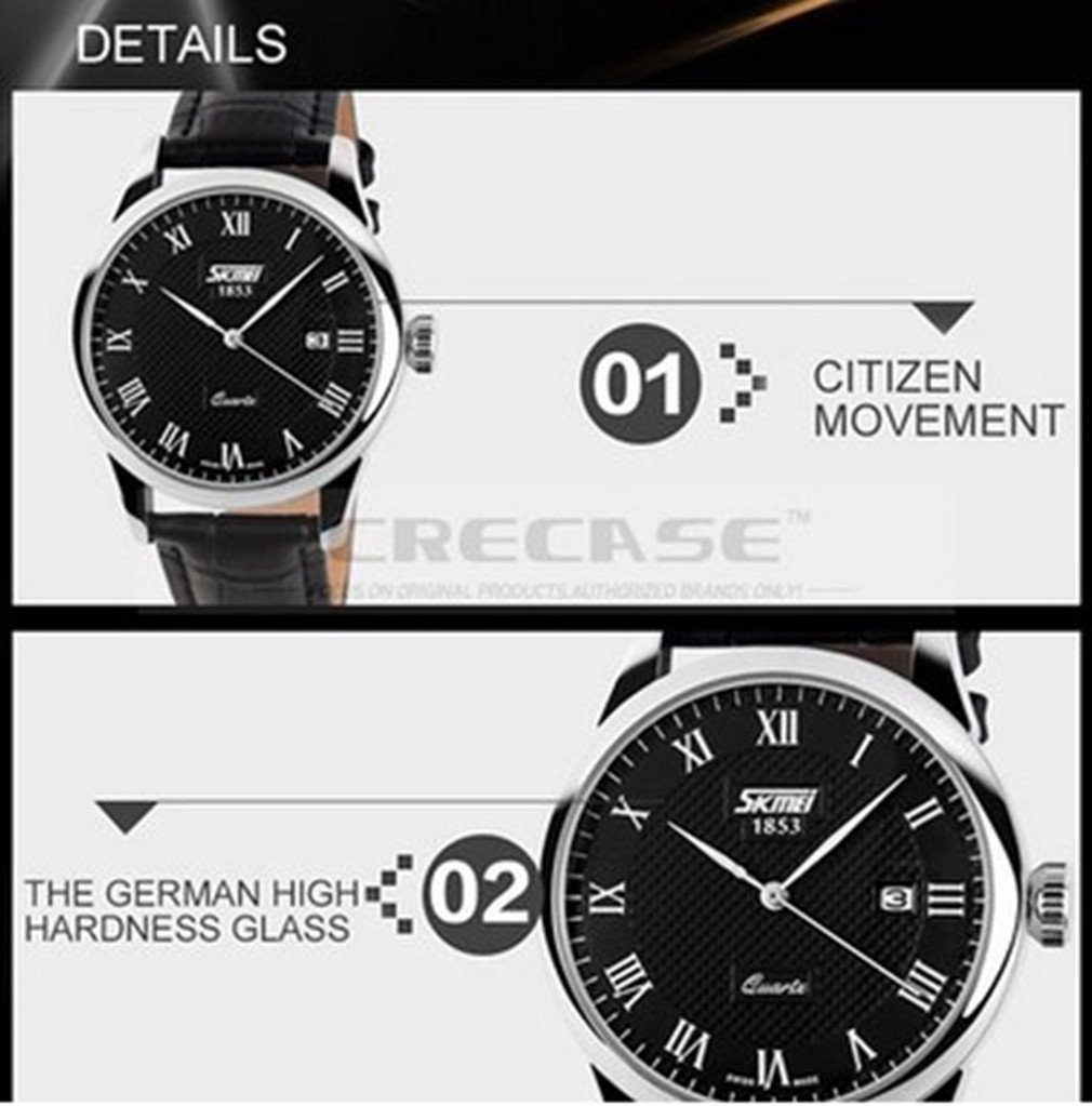 Foto 3 | Venta Internacional - Reloj Aposon Quartz Analógico Impermeable Para Negocios Casual Para Mí