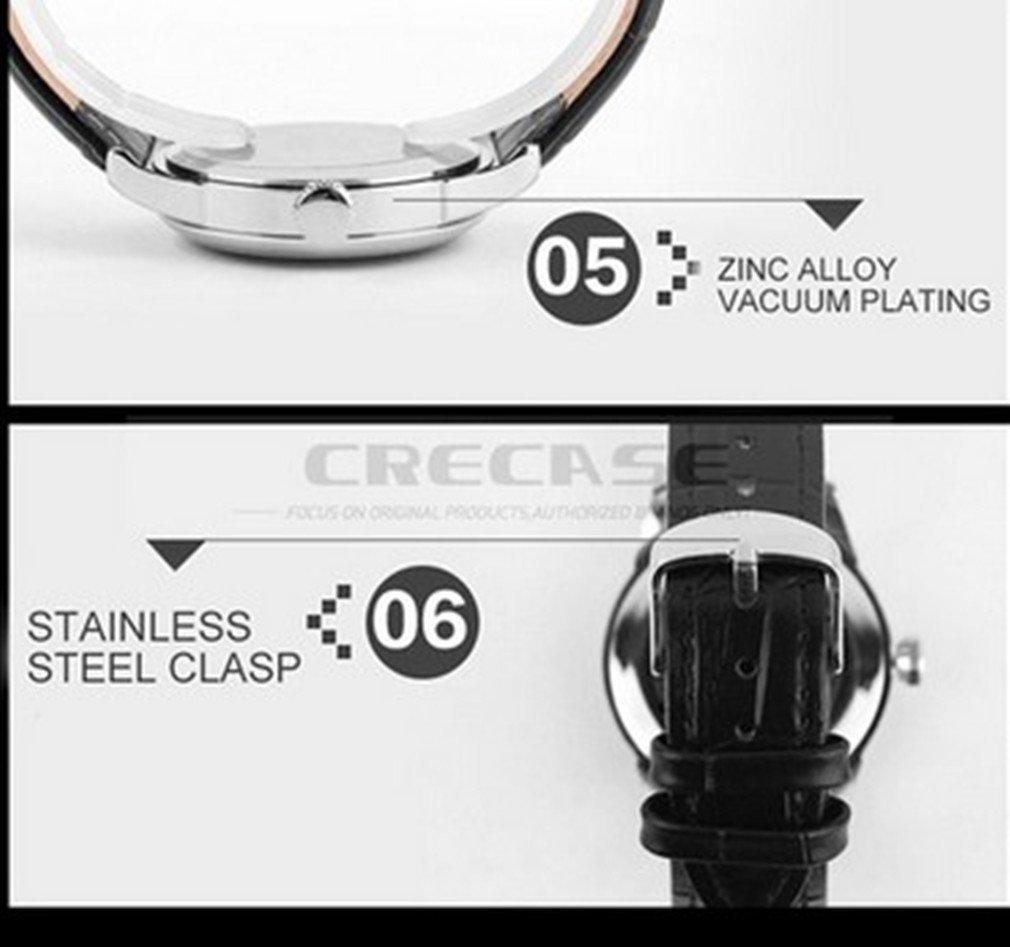 Foto 6 pulgar | Venta Internacional - Reloj Aposon Quartz Analógico Impermeable Para Negocios Casual Para Mí