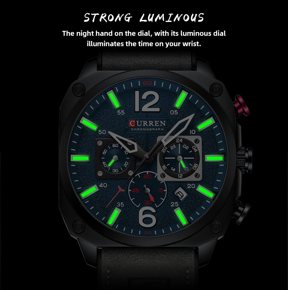 Foto 7 pulgar | Venta Internacional - Reloj Matkasur Para Hombre, Citas, Deportivo, Impermeable Para Hombre