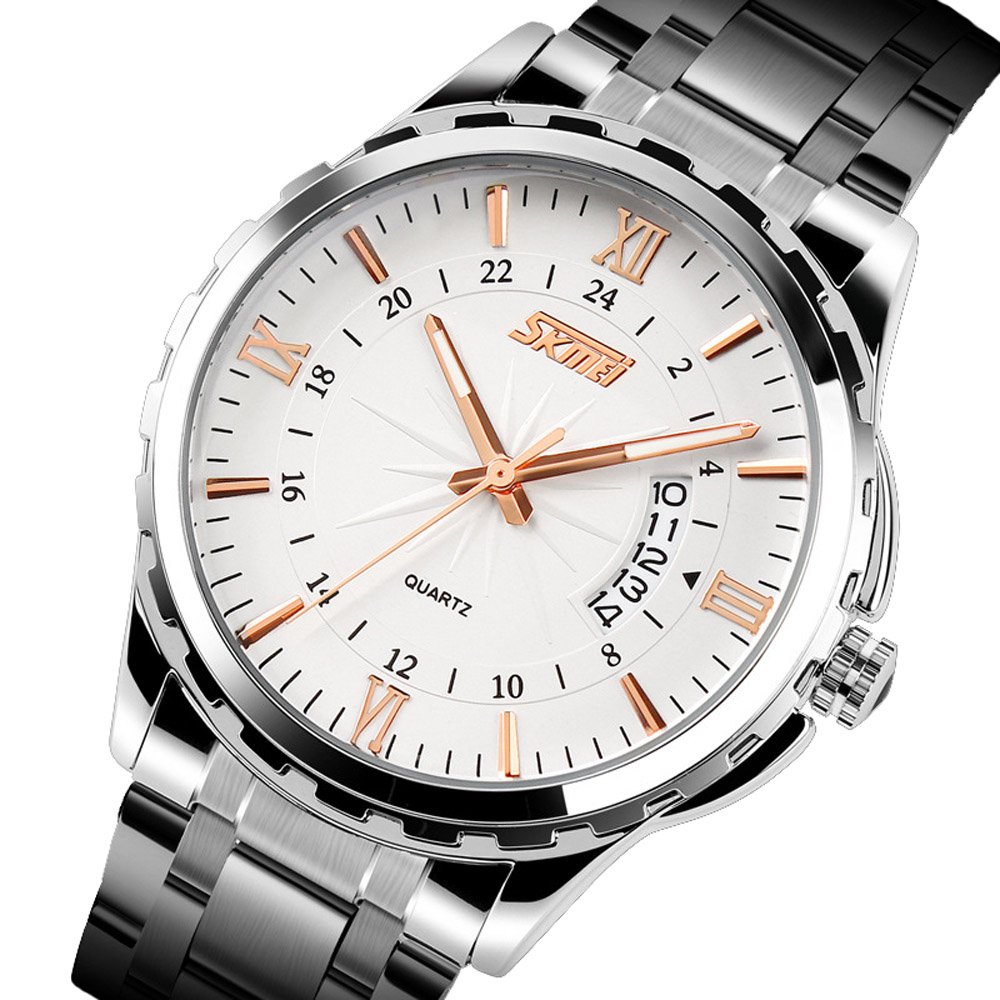 Foto 3 pulgar | Venta Internacional - Reloj Fanmis Clásico Casual De Cuarzo Para Hombre, Acero Inoxidable