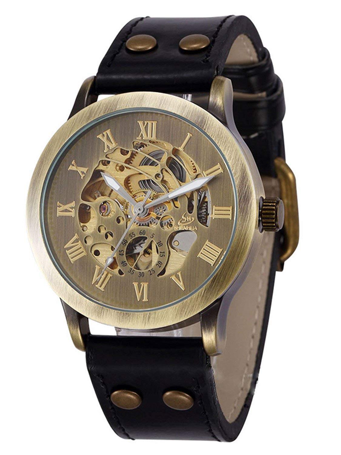 Foto 2 pulgar | Venta Internacional - Reloj Automático De Cuero Carrie Hughes Ch86b Para Hombre
