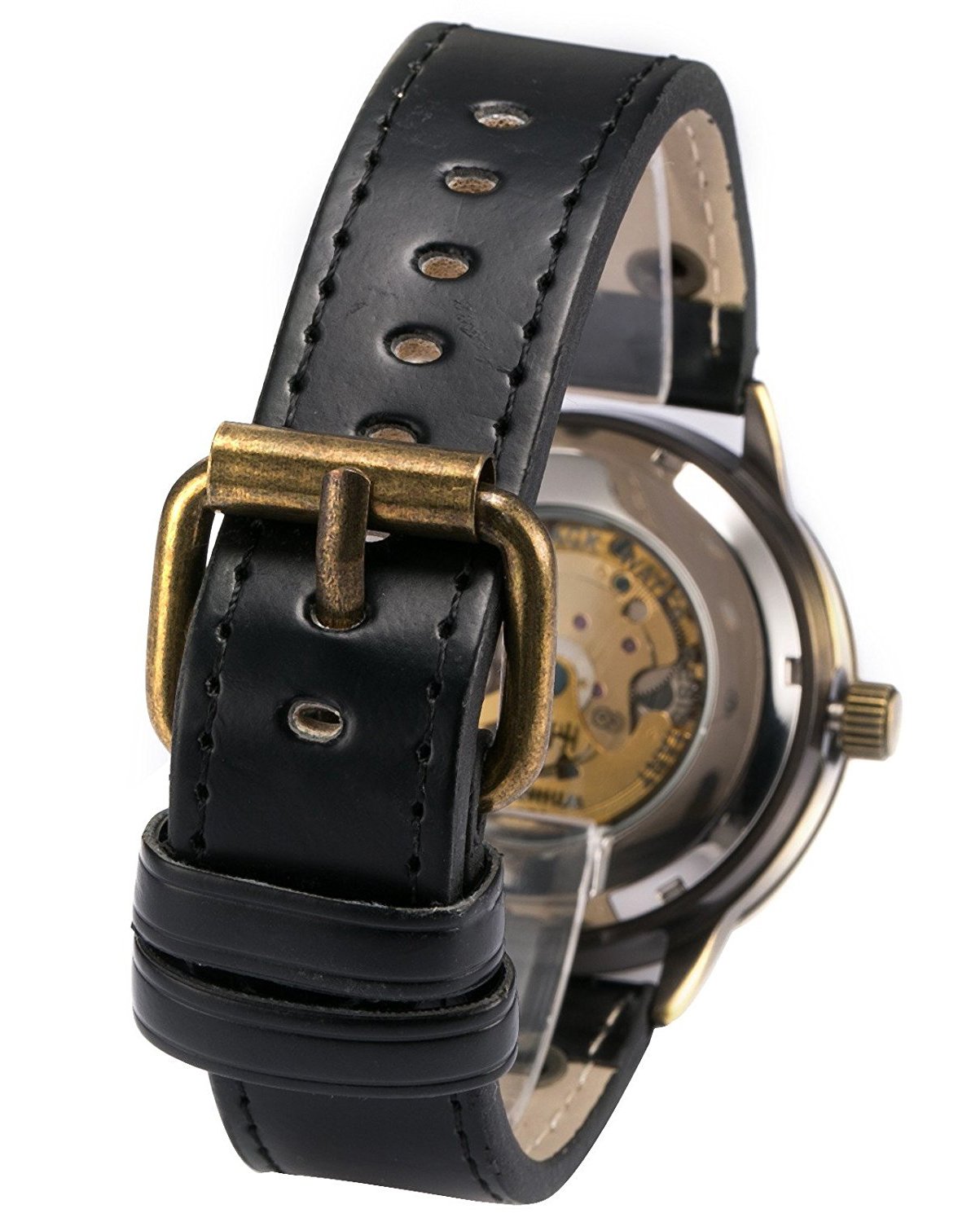 Foto 5 pulgar | Venta Internacional - Reloj Automático De Cuero Carrie Hughes Ch86b Para Hombre
