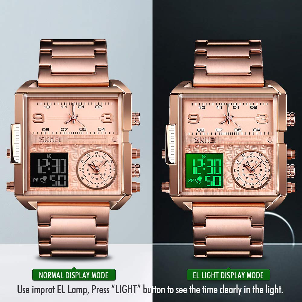 Foto 8 pulgar | Venta Internacional - Reloj Militar Digital Skmei Para Hombre, Impermeable Y Con Alarma