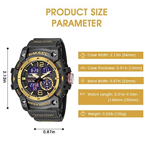 Foto 7 pulgar | Venta Internacional - Reloj para Hombre Deportivo Negro