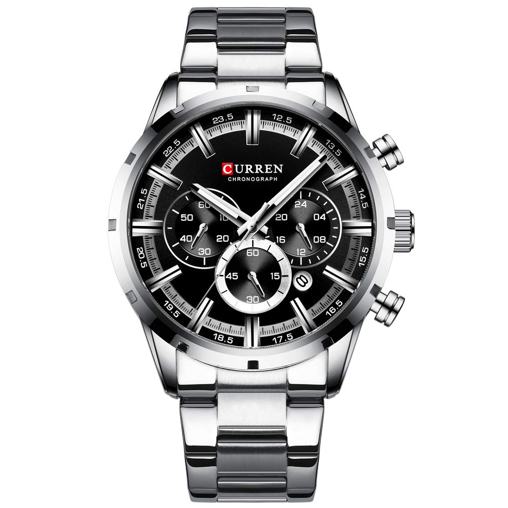 Foto 2 pulgar | Venta Internacional - Reloj Curren Sport Quartz Chronograph Para Hombre Con 47 Mm Di