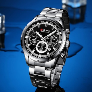 Foto 3 | Venta Internacional - Reloj Curren Sport Quartz Chronograph Para Hombre Con 47 Mm Di