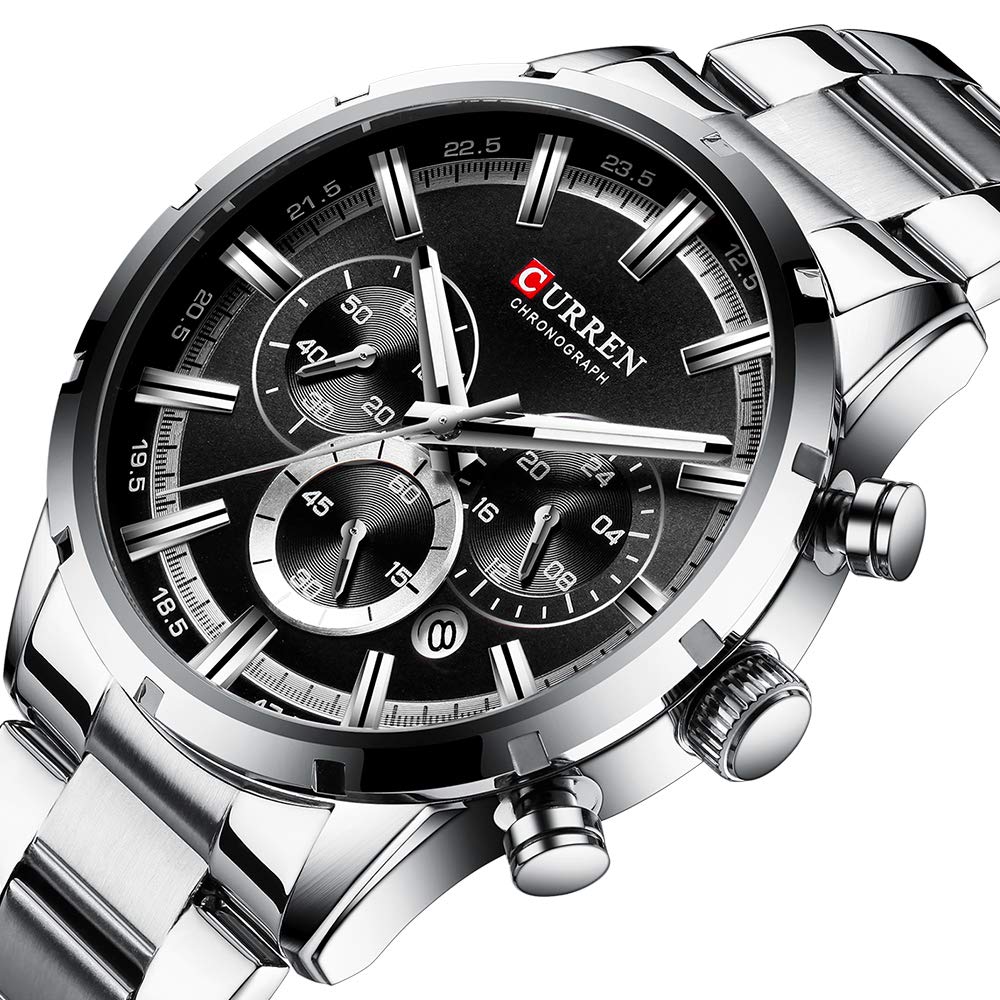 Foto 6 pulgar | Venta Internacional - Reloj Curren Sport Quartz Chronograph Para Hombre Con 47 Mm Di