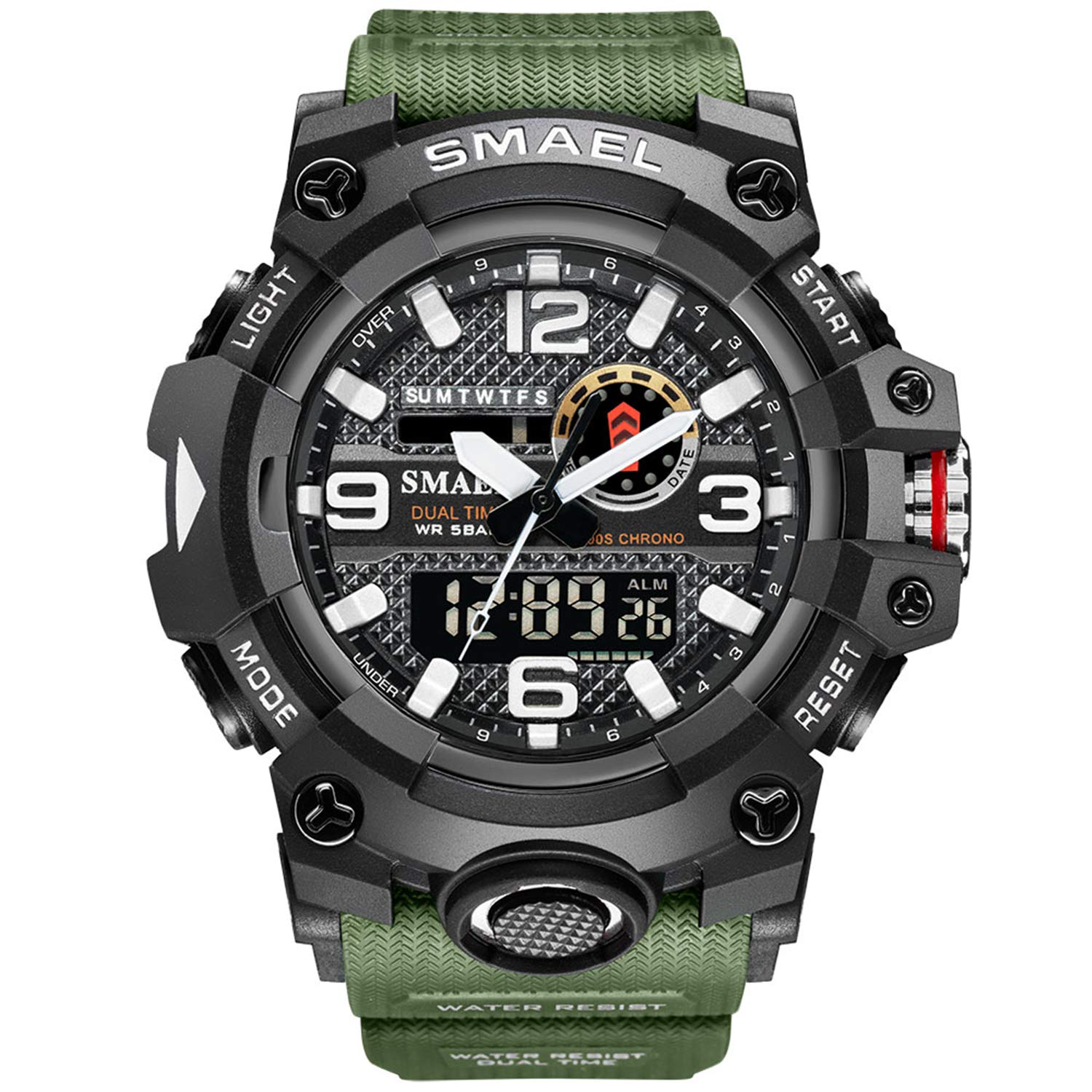 Venta Internacional - Reloj Deportivo Koodea 8035 Dual Time Digital 50 M Resistente Al Agua Para