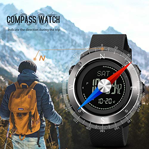Foto 5 pulgar | Venta Internacional - Podómetro Deportivo Digital Watch Skmei Compass Para Hombre