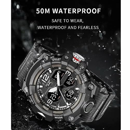 Foto 5 | Venta Internacional -Reloj Deportivo para Hombre Gosasa S-shock Resistente al Agua 50 m