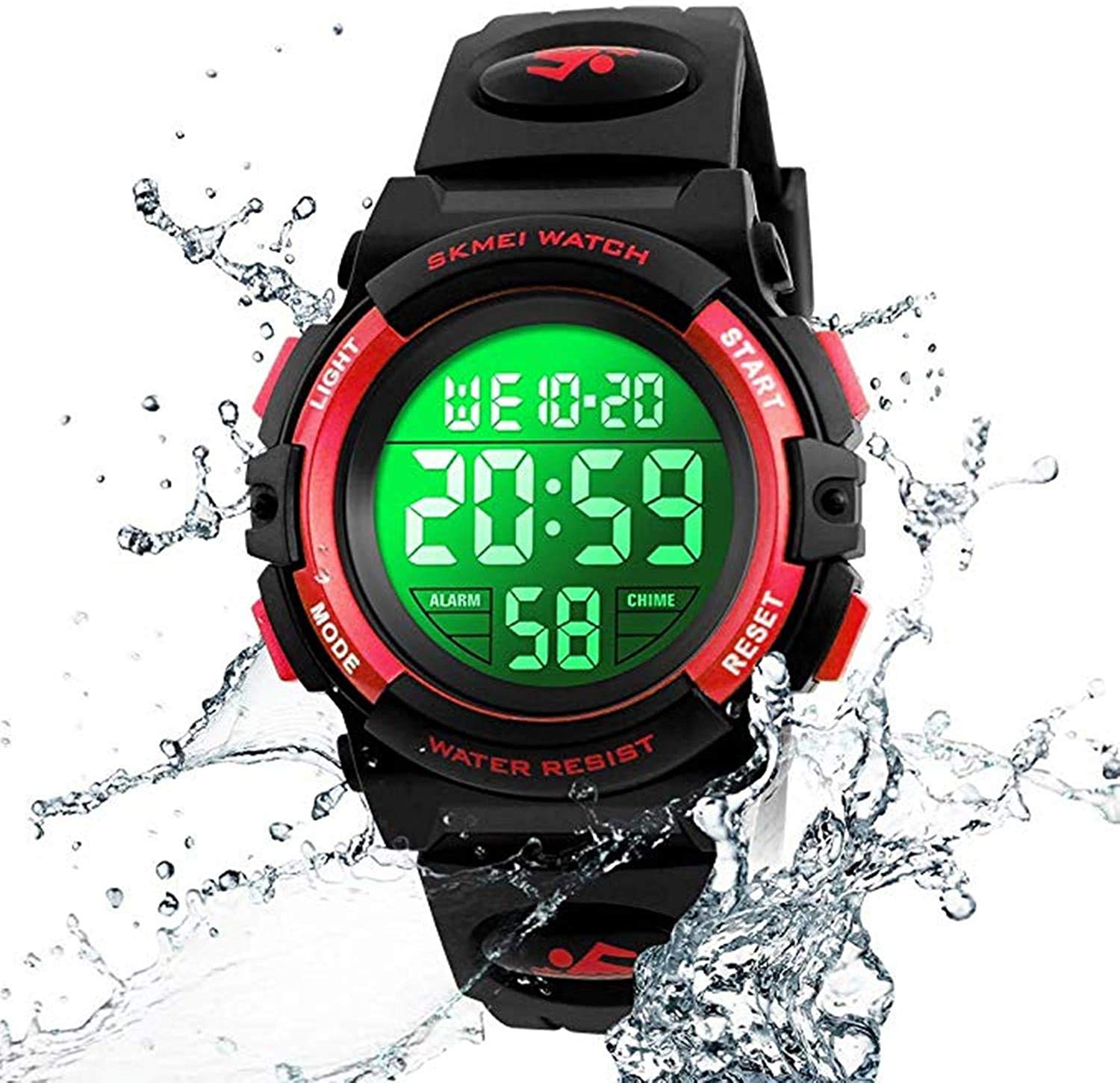 Foto 8 pulgar | Venta Internacional - Reloj Carlien Led Con Cronógrafo Digital, 50 M, Resistente Al Agua, Para Hombre