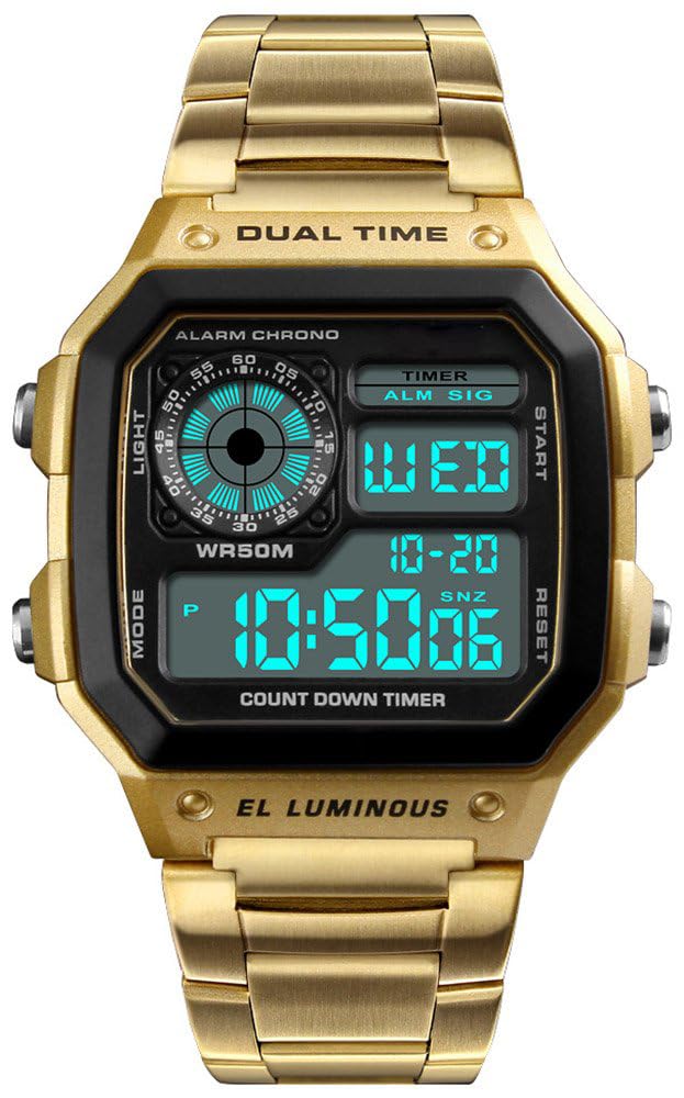 Venta Internacional - Reloj Digital Led Uswatch Fashion Sports De Acero Inoxidable