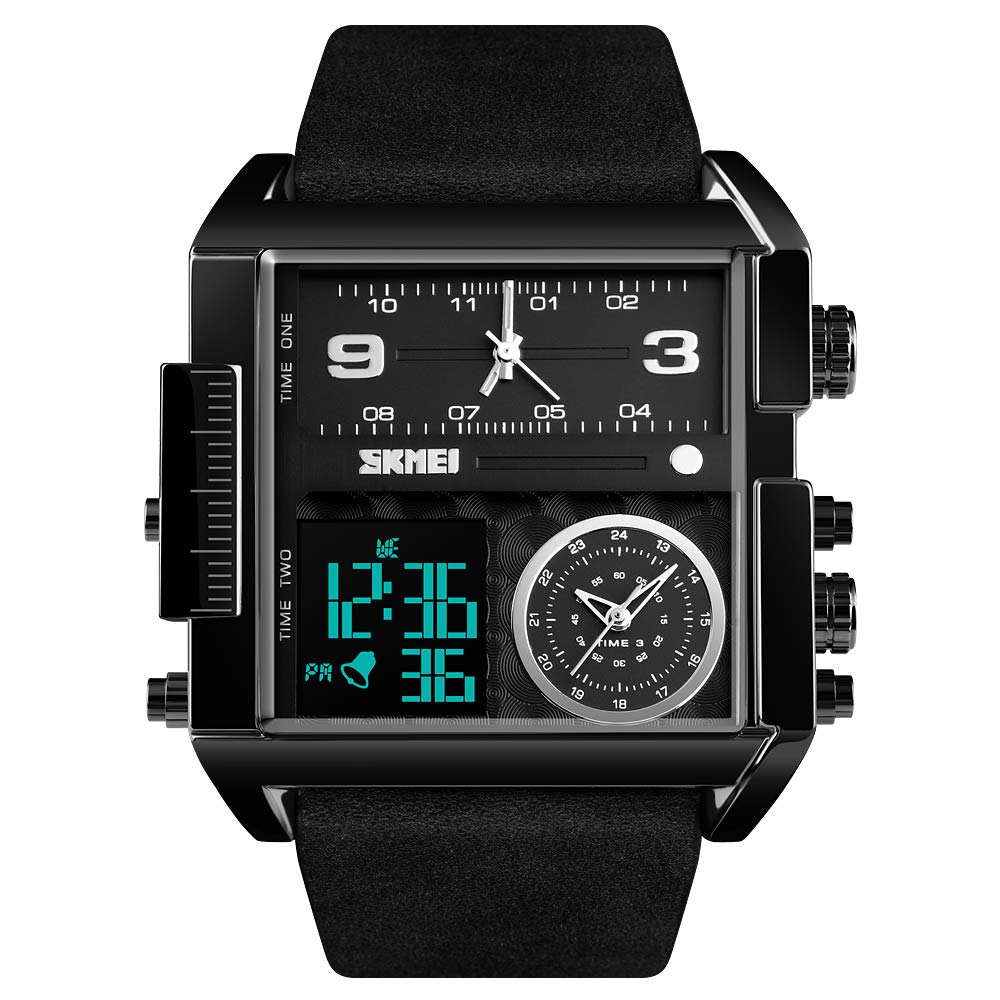 Venta Internacional - Reloj Led Digital Deportivo Skmei, Cuadrado, Cara Grande, Analógico, Cuádruple