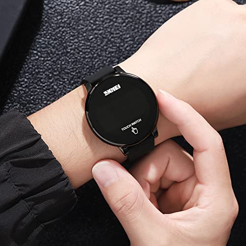 Foto 9 pulgar | Venta Internacional - Reloj Digital Hunruy Para Hombre, Resistente Al Agua, 50 M, Con Esfera Grande