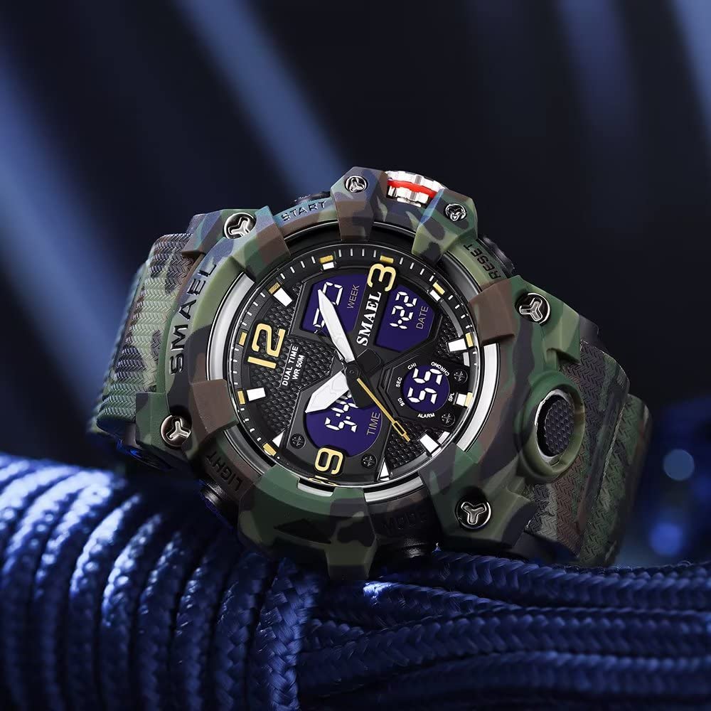 Foto 2 | Venta Internacional - Reloj Smael Con Alarma Led Deportiva Impermeable Militar Para Exteriores