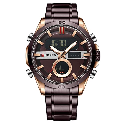 Venta Internacional - Reloj Electrónico De Cuarzo Matkasur De Doble Movimiento Para Hombre, 48 Mm
