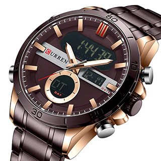 Foto 2 | Venta Internacional - Reloj Electrónico De Cuarzo Matkasur De Doble Movimiento Para Hombre, 48 Mm