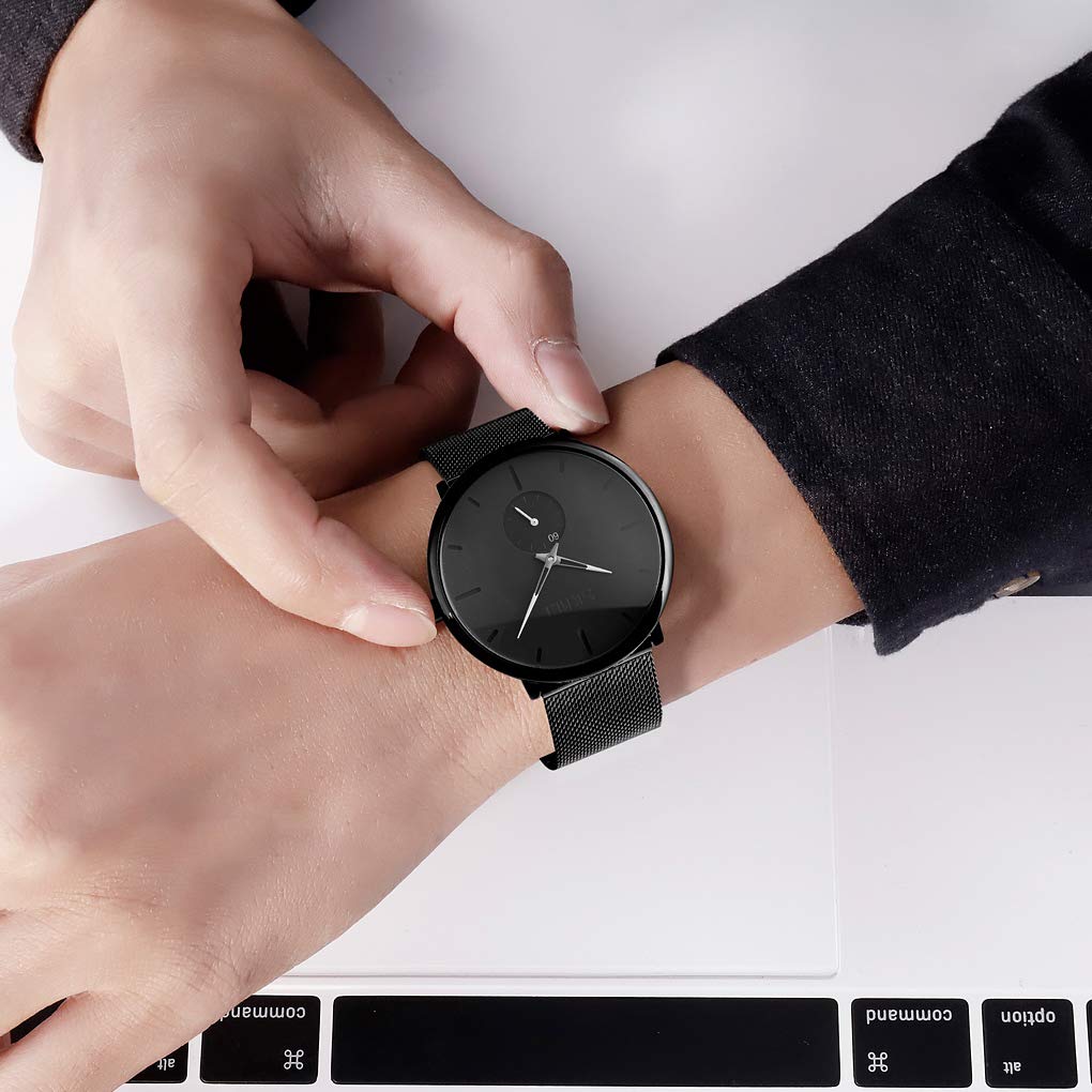 Foto 4 pulgar | Venta Internacional - Reloj De Pulsera Ultradelgado Pizitang Para Hombre De Acero Inoxidable