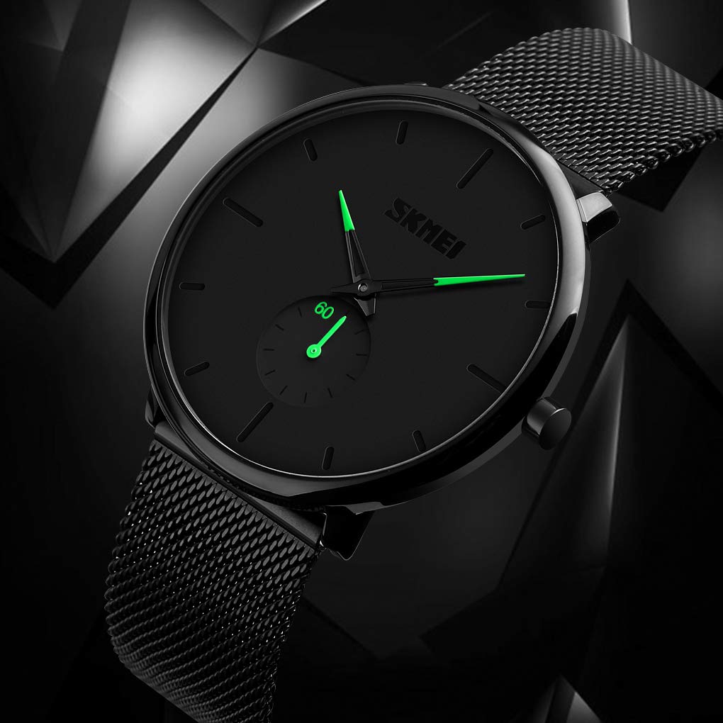 Foto 9 pulgar | Venta Internacional - Reloj De Pulsera Ultradelgado Pizitang Para Hombre De Acero Inoxidable