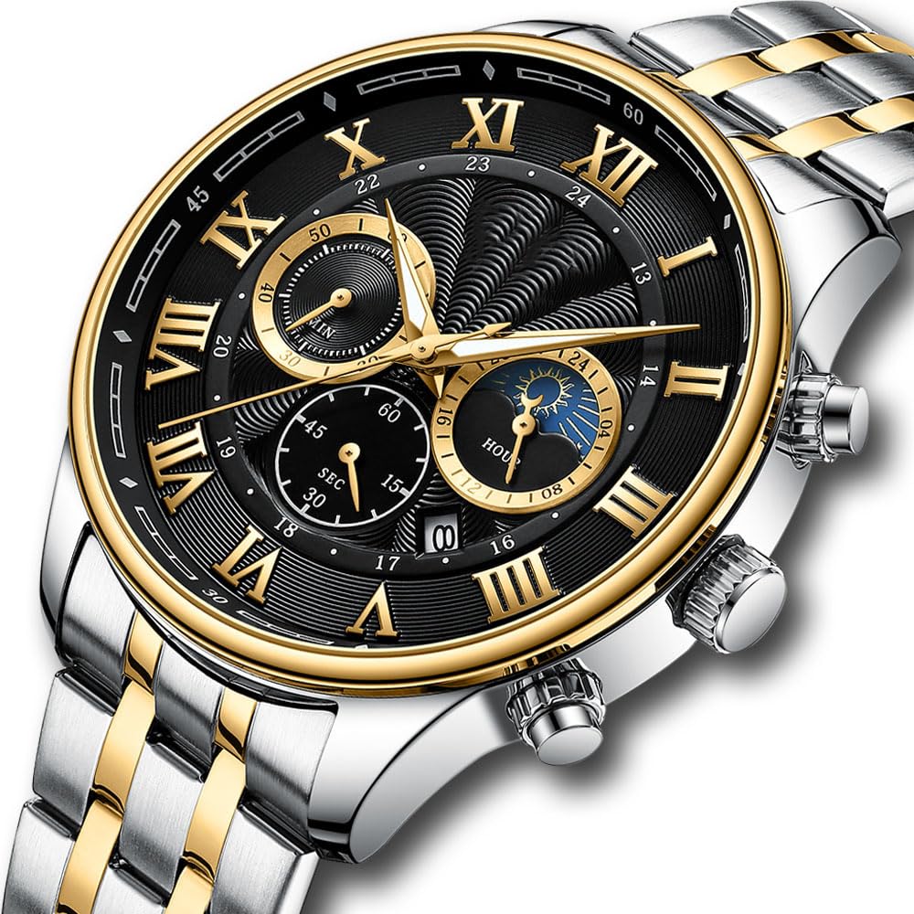 Foto 3 pulgar | Venta Internacional - Reloj Fanmis Con Cronógrafo De Negocios De Lujo Para Hombre, Vestido Con Diseño De Agua