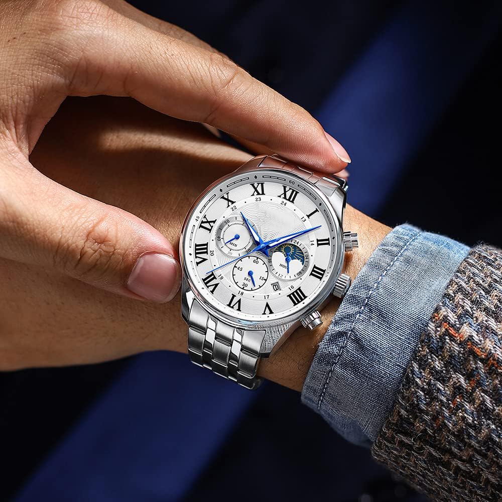 Foto 8 pulgar | Venta Internacional - Reloj Fanmis Con Cronógrafo De Negocios De Lujo Para Hombre, Vestido Con Diseño De Agua