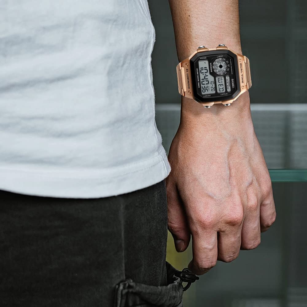 Foto 7 | Venta Internacional - Reloj De Pulsera Fanmis De Cuarzo Digital De Lujo Para Hombre Resistente Al Agua