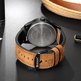 Foto 5 | Venta Internacional - Reloj Curren Para Hombre, Analógico, De Cuarzo, Militar, Deportivo, Piel Negra