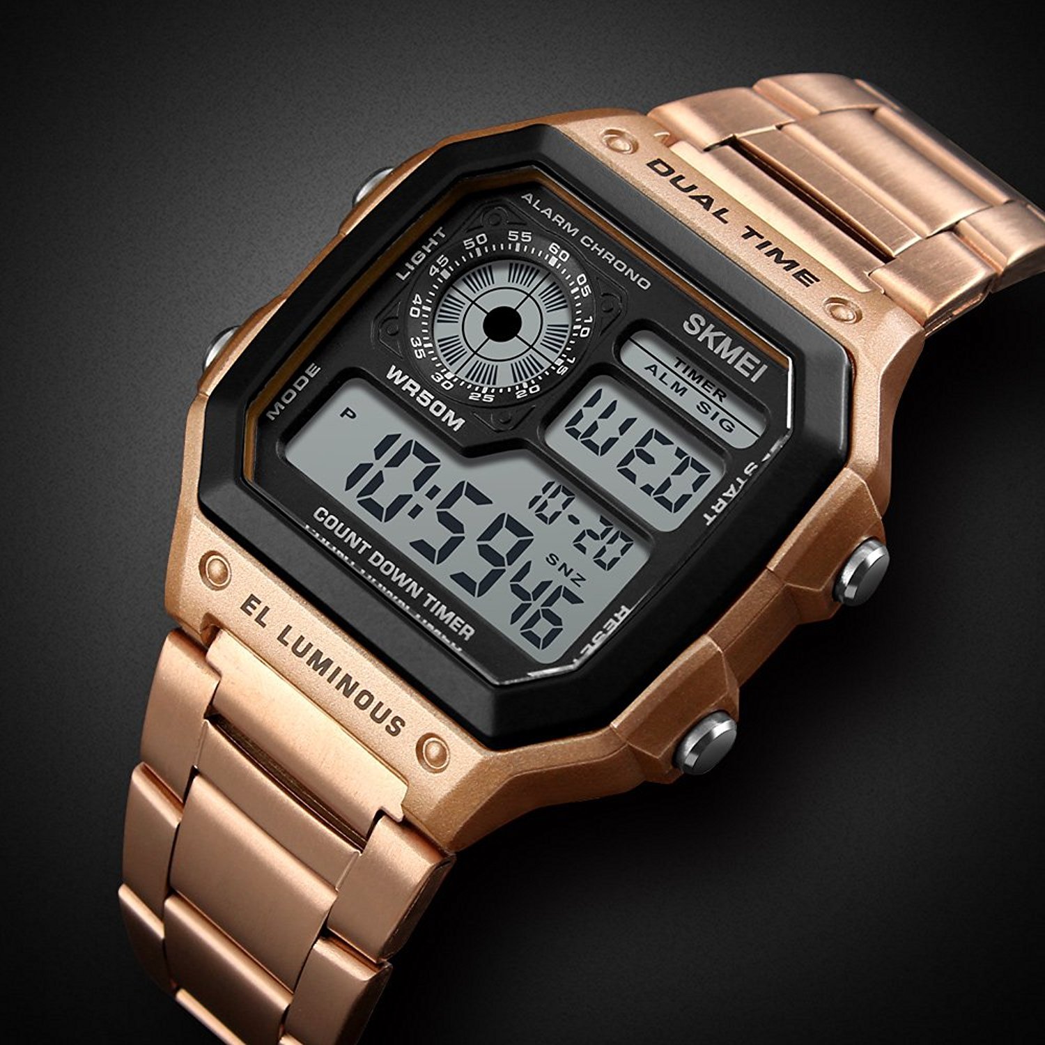 Foto 5 pulgar | Venta Internacional - Funda Cuadrada Watch Carlien Fashion Para Hombre, Deportes Al Aire Libre