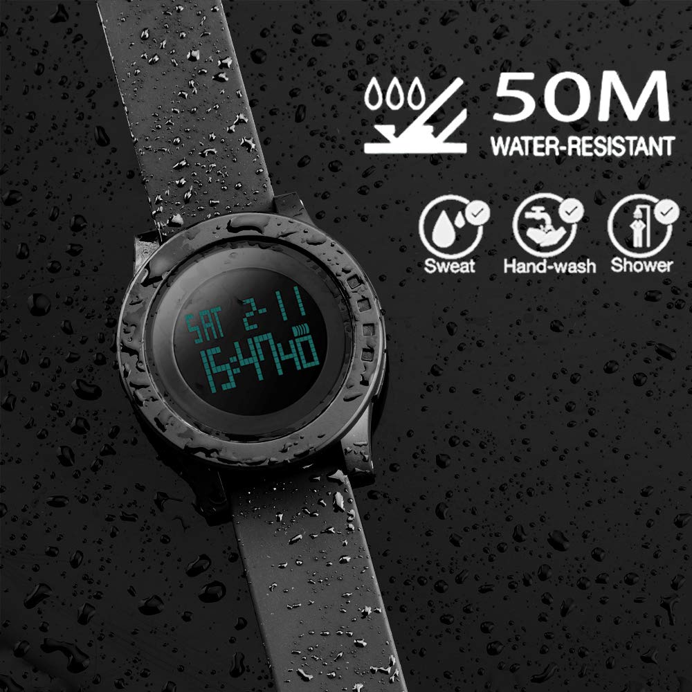 Foto 3 pulgar | Venta Internacional - Reloj Joysae Digital Fashion Con Esfera Grande, Impermeable, Negro