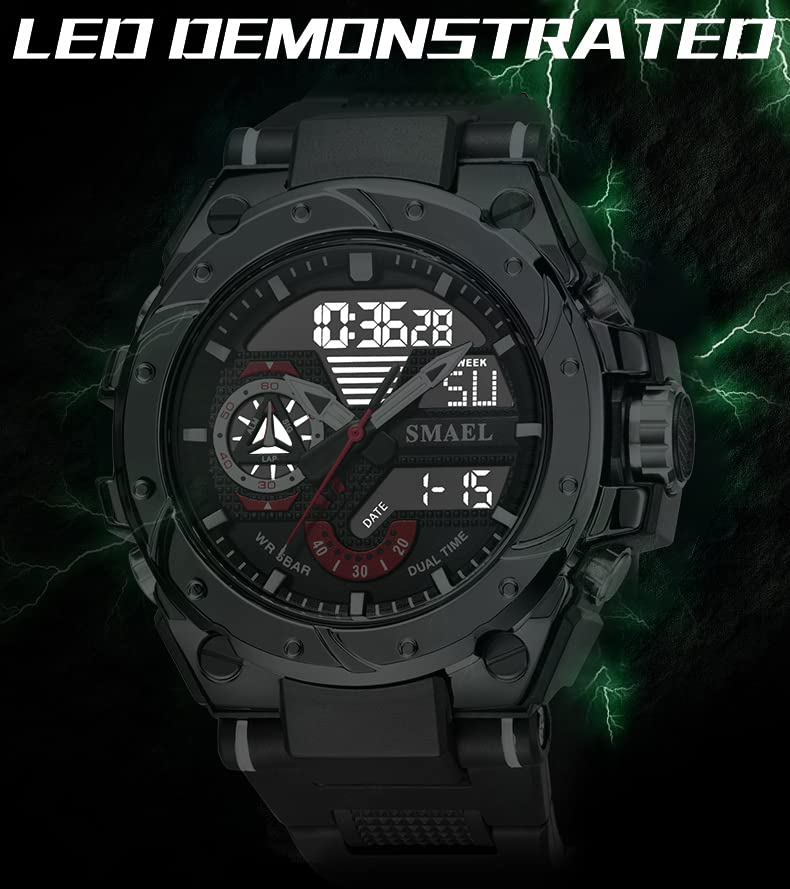 Foto 6 pulgar | Venta Internacional - Reloj Led Militar Táctico Digital Cnbro Impermeable para Hombre
