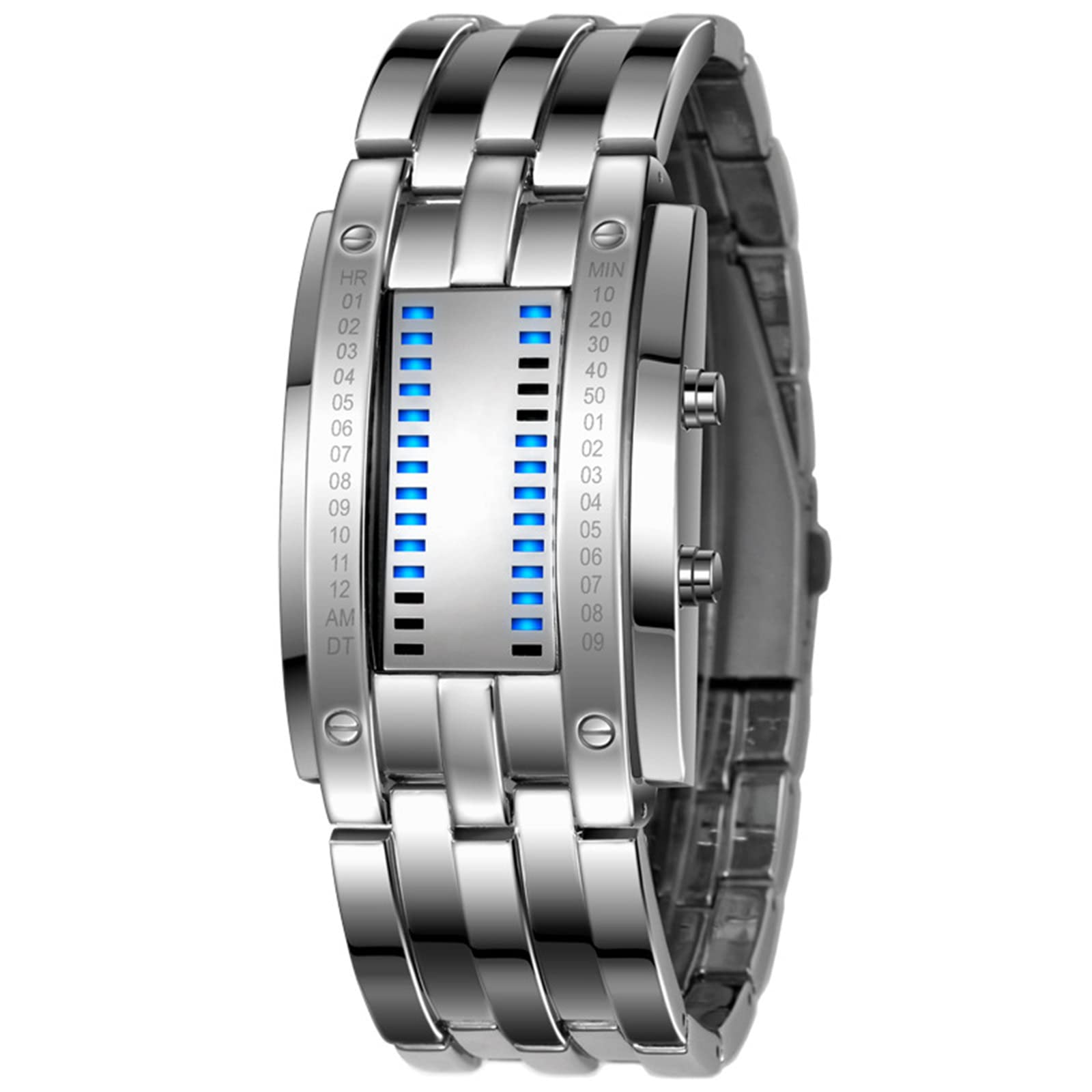 Venta Internacional - Reloj Pintime Binary Matrix Digital Led 50 M Resistente Al Agua Para Hombre